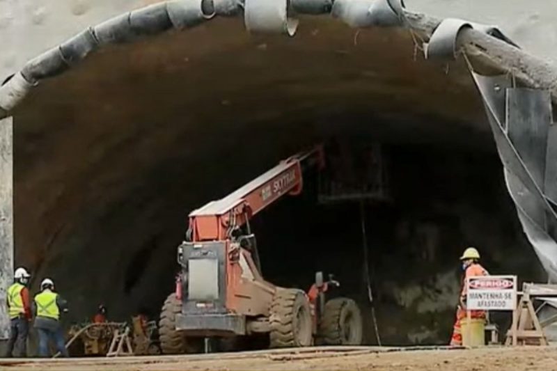 Nesta segunda-feira (25), a Arteris realiza vazamento da pista norte no t&uacute;nel 1- Foto: NDTV
