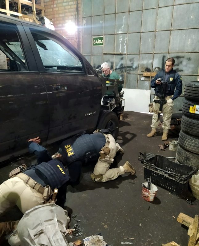 Megaopera&ccedil;&atilde;o resultou em 26 mandados de apreens&atilde;o em 11 cidades de Santa Catarina – Foto: PRF/Divulga&ccedil;&atilde;o/ND