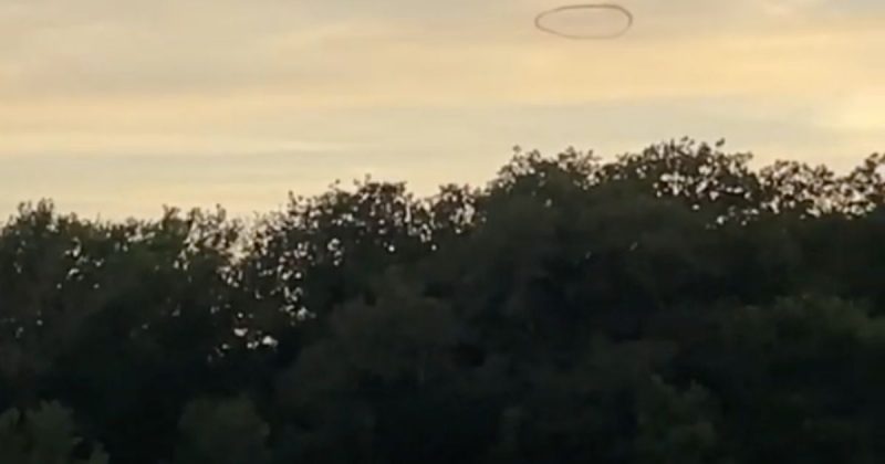 Fam&iacute;lia flagrou em v&iacute;deo OVNI transl&uacute;cido – Foto: Reprodu&ccedil;&atilde;o