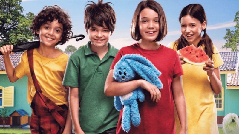 Filme Turma da M&ocirc;nica: Gabriel Moreira, Kevin Vechiatto, Giulia Benite e Laura Rauseo interpretam Casc&atilde;o, Cebolinha, M&ocirc;nica e Magali, respectivamente – Foto: Paris Filmes/Divulga&ccedil;&atilde;o/ND