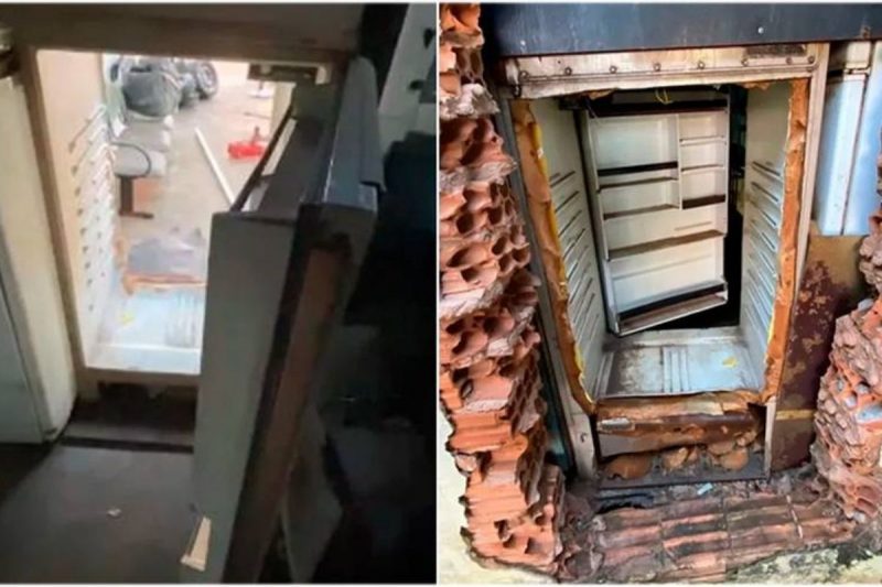 Homem conseguiu fugir da pol&iacute;cia por passagem secreta em geladeira – Foto: PC/Divulga&ccedil;&atilde;o