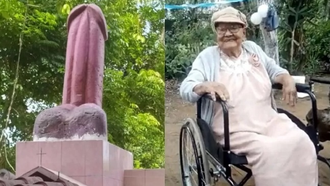 99-year-old woman asked for a giant penis to be installed over her grave after death and stressed that she was not joking –  Photo: Family collection/Reproduction/ND