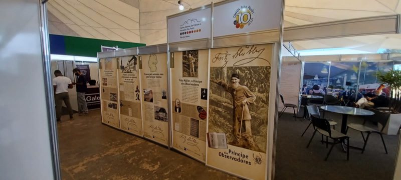 Fritz M&uuml;ller em exposi&ccedil;&atilde;o em Brasilia – Foto: Divulga&ccedil;&atilde;o