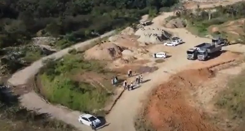 Obras da nova esta&ccedil;&atilde;o de tratamento de esgoto de Potecas come&ccedil;am em S&atilde;o Jos&eacute; – Foto: Reprodu&ccedil;&atilde;o/NDTV RecordTV