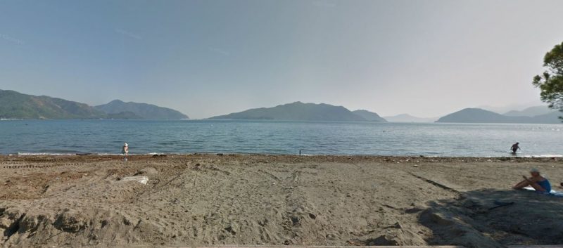 V&iacute;deo foi filmado na praia de Marmaris, na Turquia – Foto: Maps/Reprodu&ccedil;&atilde;o/ND