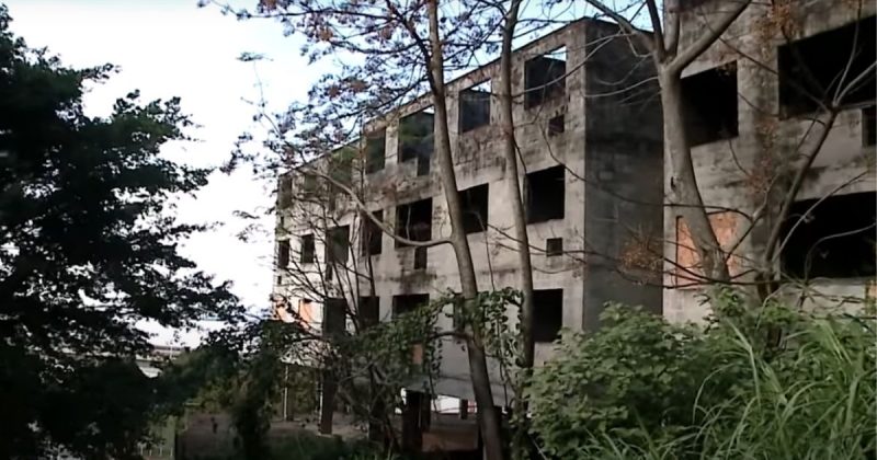 Pr&eacute;dios abandonados s&atilde;o alvo de pol&ecirc;mica em Florian&oacute;polis – Foto: Reprodu&ccedil;&atilde;o/NDTV RecordTV