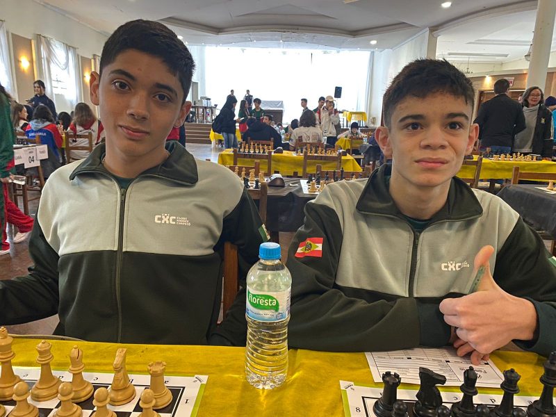 O xadrez de Chapec&oacute; segue na competi&ccedil;&atilde;o e tem disputa nesta quinta-feira. – Foto: Prefeitura de Chapec&oacute;/OLESC/ND