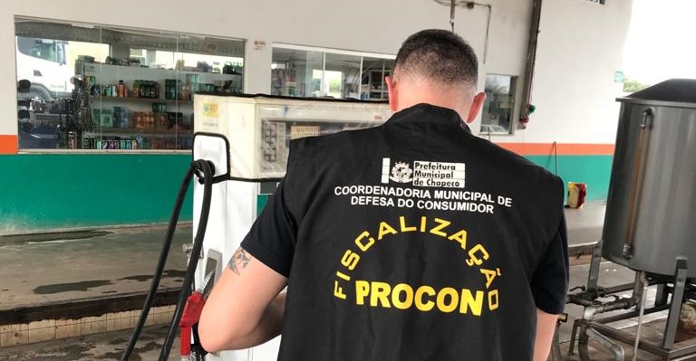 A&ccedil;&atilde;o ocorreu em todos os postos de combust&iacute;veis. – Foto: Procon/Divulga&ccedil;&atilde;o/ND