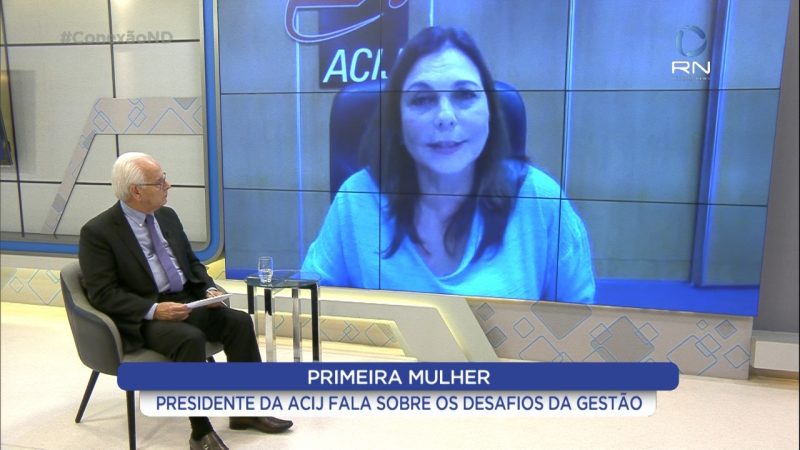 A primeira mulher presidente da Associação Empresarial de Joinville, Maria Regina Loyola Rodrigues Alves, estará no Conexão ND – Foto: Reprodução/NDTV