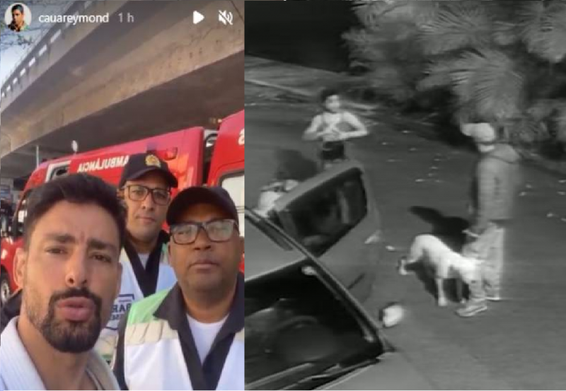 Cauã Reymond sofreu ataque de pitbulls e acidente