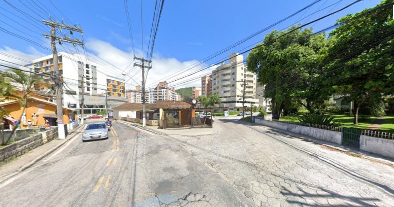 R&oacute;tula do C&oacute;rrego Grande em Florian&oacute;polis est&aacute; perto de se tornar realidade – Foto: Reprodu&ccedil;&atilde;o/Google Maps/ND