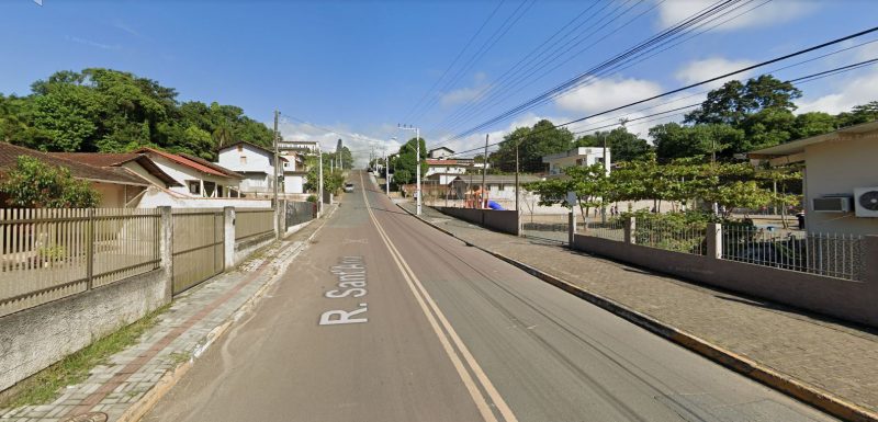 Idoso amea&ccedil;ou esposa com fac&atilde;o e foi preso em Indaial – Foto: Reprodu&ccedil;&atilde;o/Google Maps