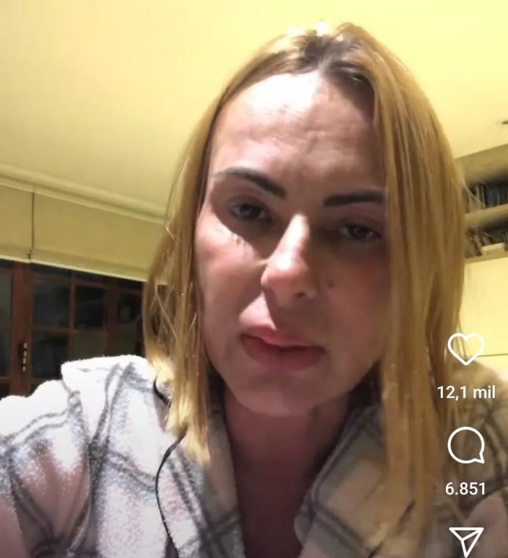 Marilene justifica o porqu&ecirc; de ter agido daquela forma – Foto: @mari_saade/Reprodu&ccedil;&atilde;o v&iacute;deo/ND