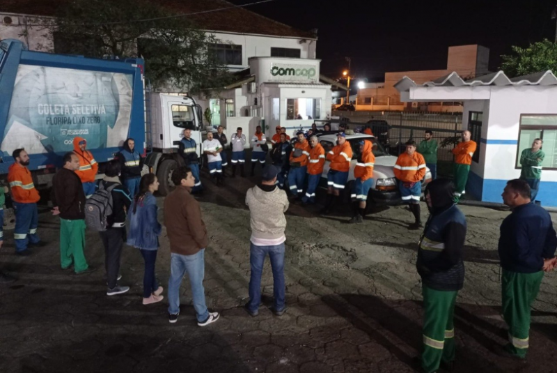 Paralisa&ccedil;&atilde;o deve durar 24 horas em Florian&oacute;polis – Foto: Sintrasem/Divulga&ccedil;&atilde;o/ND