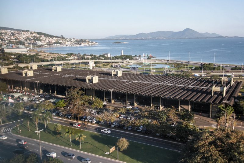 Terminal rodovi&aacute;rio Rita Maria, em Florian&oacute;polis – Foto: Leo Munhoz/ND