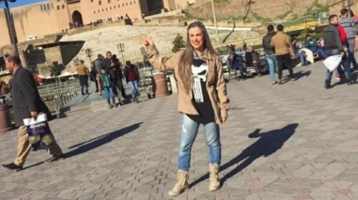 Thalita do Valle esteve em miss&otilde;es contra o Estado Isl&acirc;mico – Foto: Arquivo pessoal/Reprodu&ccedil;&atilde;o/ND