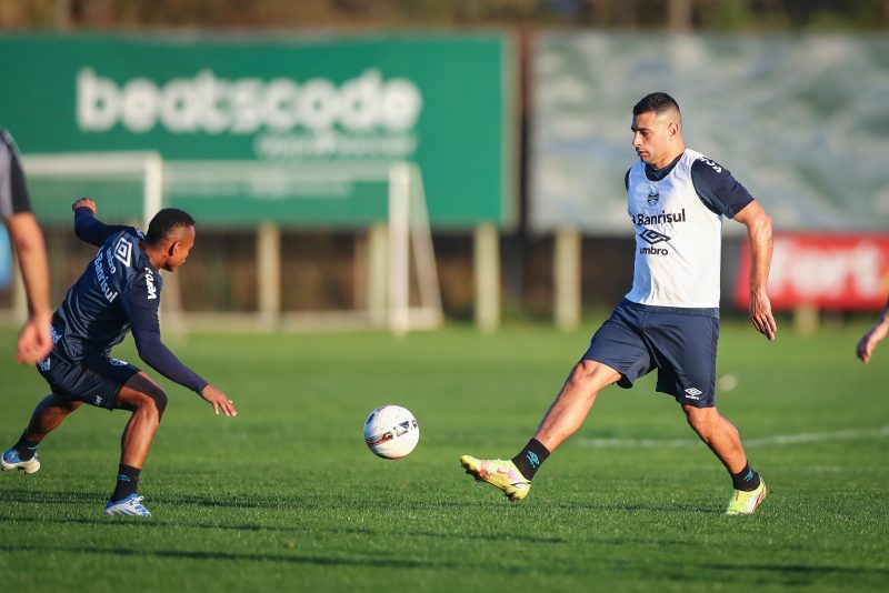 Grêmio conclui preparação em Chapecó para encarar Chapecoense – Foto: Lucas Uebel/Grêmio/ND