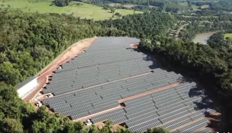 Usina solar do ND em Piratuba