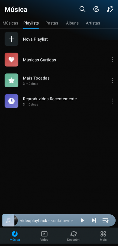 Escute músicas e crie playlists em seu Android sem precisar fazer download