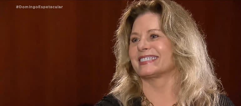 Vera Fischer em entrevista recente ao Domingo Espetacular da RecordTV – Foto: Reprodu&ccedil;&atilde;o/RecordTV/ND