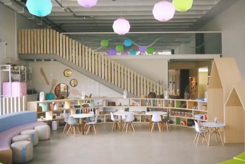 O educand&aacute;rio fica no t&eacute;rreo do Primavera Office, com uma &aacute;rea de 755 metros quadrados, de frente para a inspiradora Pra&ccedil;a Primavera – Foto: Arquivo Grupo Pedra Branca