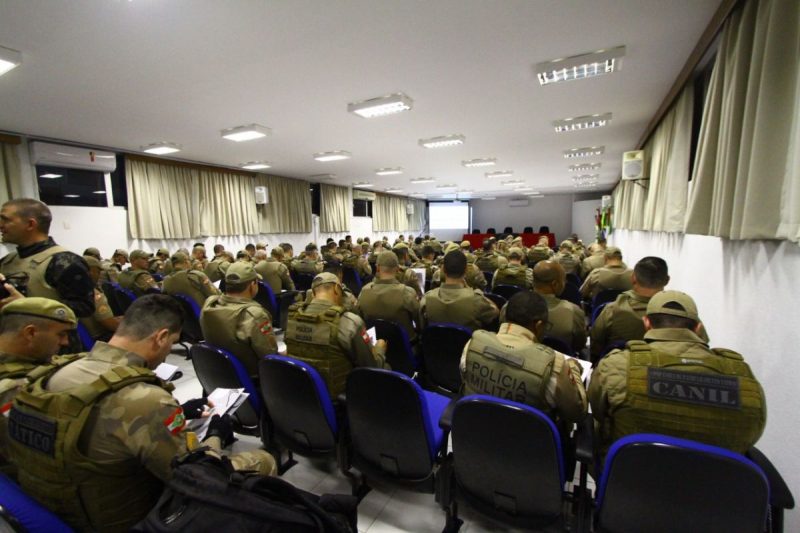Participam da opera&ccedil;&atilde;o 448 policiais – Foto: PM/Divulga&ccedil;&atilde;o/ND