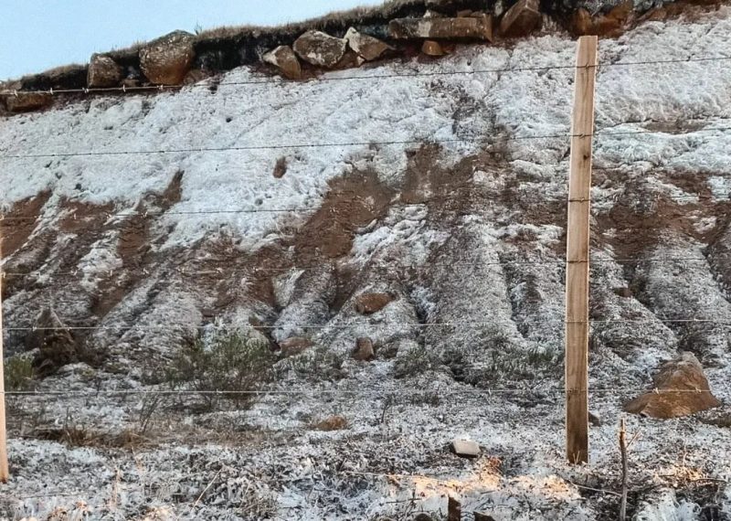 Menor temperatura do ano &eacute; registrada em Bom Jardim da Serra nesta sexta &mdash; Foto: J&eacute;ssica Bett Alves/@luardoscanions/Divulga&ccedil;&atilde;o/ND