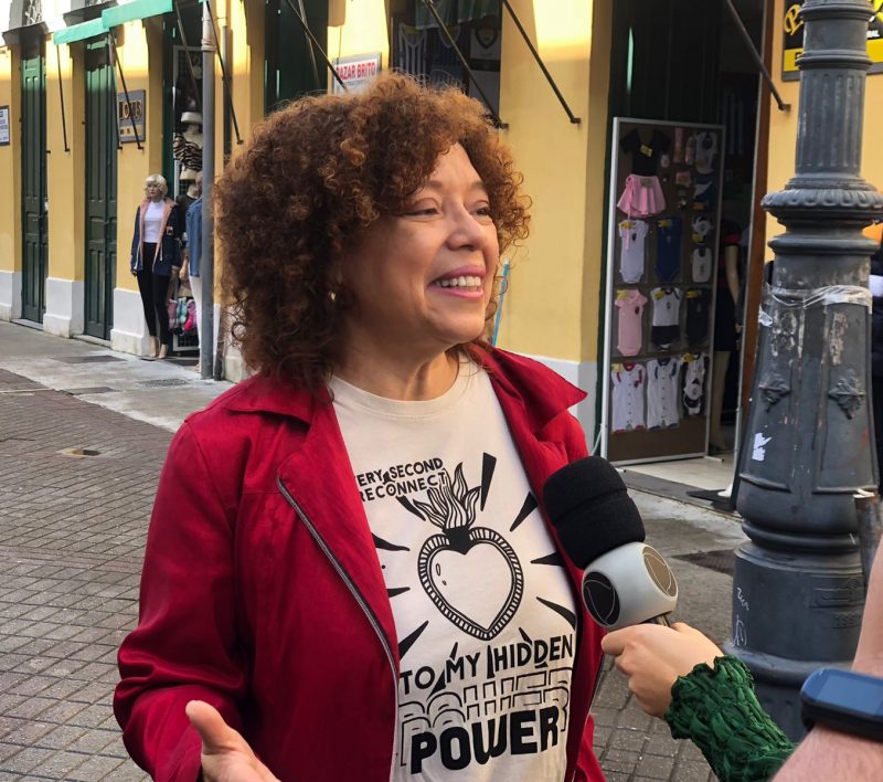 Professora Gl&aacute;ucia tamb&eacute;m participa do Observat&oacute;rio da Viol&ecirc;ncia em Santa Catarina &nbsp;– Foto: Ada Bahl/ND