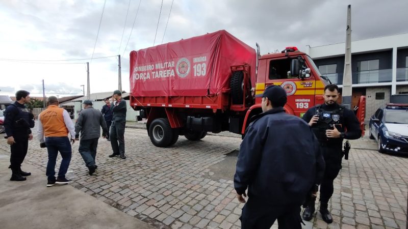 10 municipalities of Santa Catarina have already received donations - Photo: Maicon Costa/NDTV Record Joinville