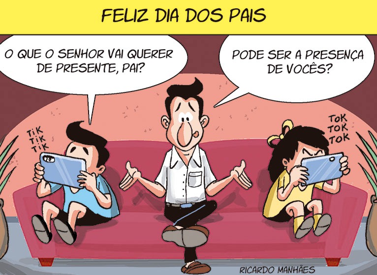 Charge em homenagem aos resultados positivos da campanha de