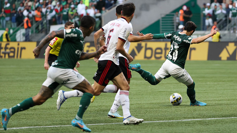 Palmeiras e Flamengo empataram por 1 a 1 na S&eacute;rie A – Foto: Cesar Greco/SEP/Divulga&ccedil;&atilde;oND