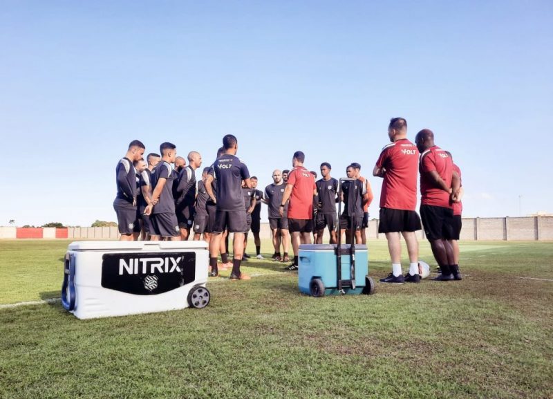 Elenco do Figueirense trabalhou nesta sexta-feira, em munic&iacute;pio vizinho &agrave; capital potiguar – Foto: John Leo/FFC/Divulga&ccedil;&atilde;o/ND