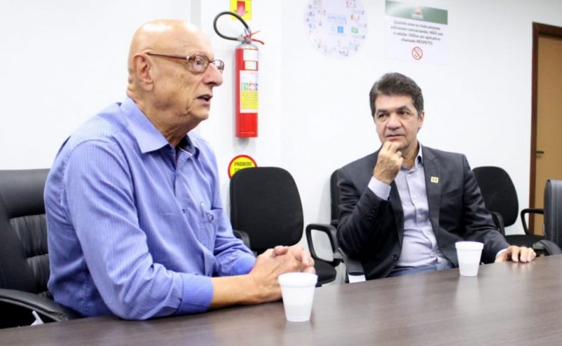 Esperidi&atilde;o Amin sempre teve estreita rela&ccedil;&atilde;o com Cl&eacute;sio Salvaro. – Foto: Divulga&ccedil;&atilde;o