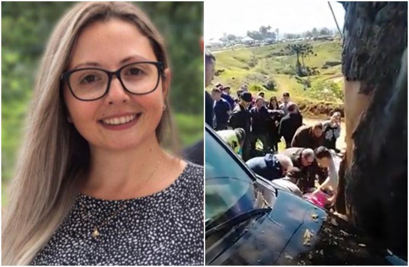 Cristiane Fi&oacute;rio assistia &agrave; competi&ccedil;&atilde;o quando foi atingida. – Foto: Reprodu&ccedil;&atilde;o/Internet/ND