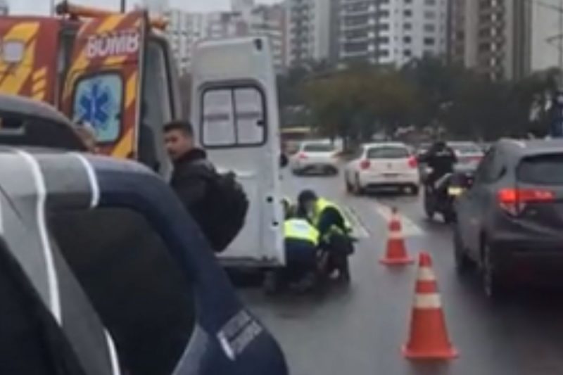 A GMF informou que uma mulher ficou ferida &mdash; Foto: Guarda Municipal/Divulga&ccedil;&atilde;o/ND