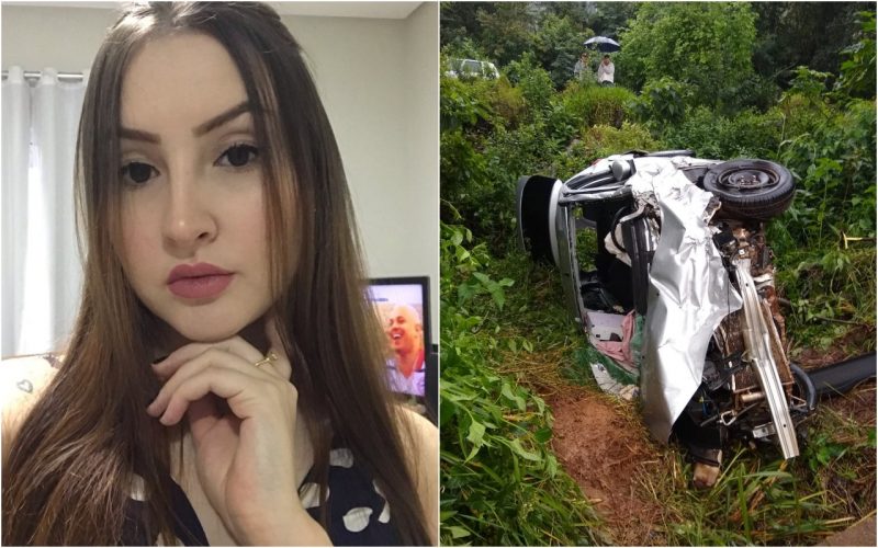 A jovem estava em um Ford/KA com o namorado. – Foto: Montagem/Divulga&ccedil;&atilde;o