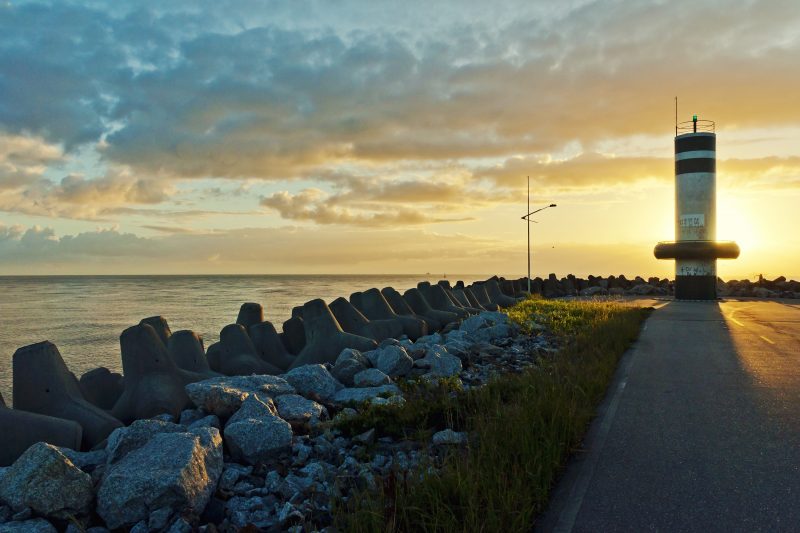 Amanhecer no Farol – Foto: Secretaria de Turismo de Itaja&iacute;/Divulga&ccedil;&atilde;o