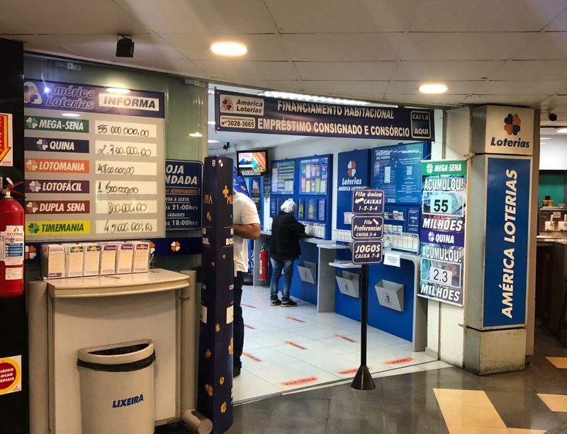 mega sena saiu para america loterias
