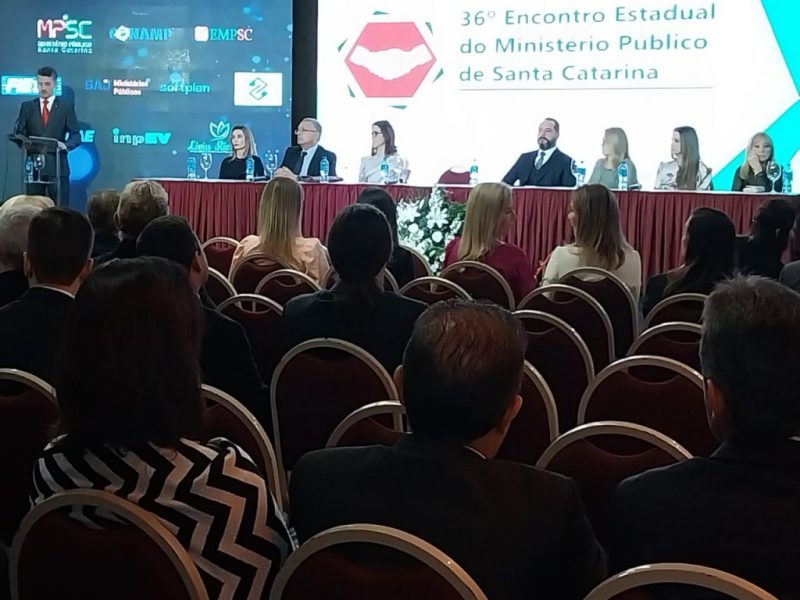 36&ordm; Encontro Estadual realizado em Gaspar – Foto: Associa&ccedil;&atilde;o Catarinense do Minist&eacute;rio P&uacute;blico – ACMP