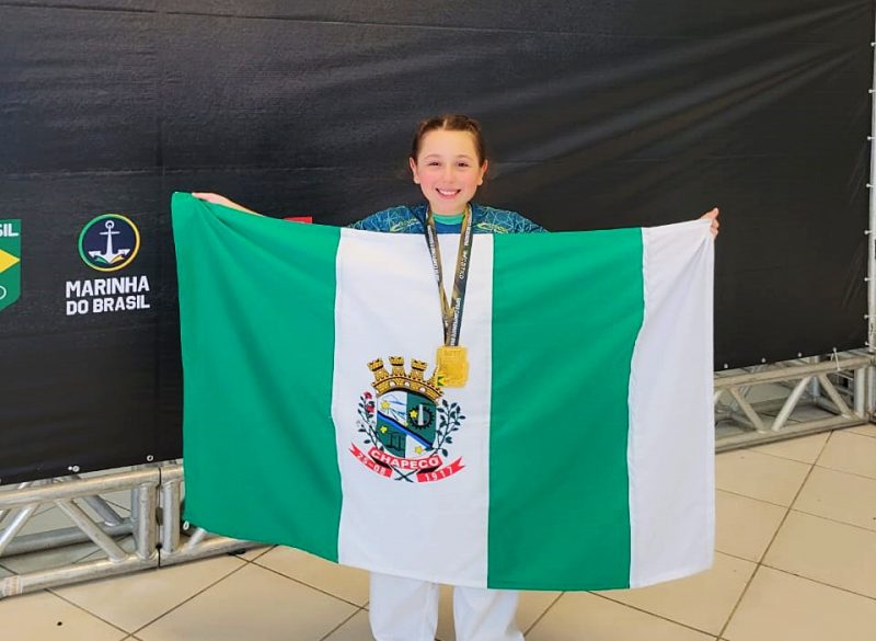 Isabella Bianchi Zilioto tem 11 anos&nbsp; &mdash; Foto: Prefeitura de Chapec&oacute;/ND