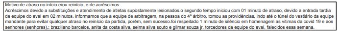 Relato do &aacute;rbitro Wilton Pereira que pode trazer preju&iacute;zo ao Ava&iacute; – Foto: CBF/Divulga&ccedil;&atilde;o/ND