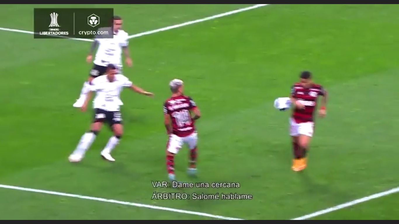 VÍDEO: Conmebol divulga áudio do VAR de polêmico gol do Flamengo