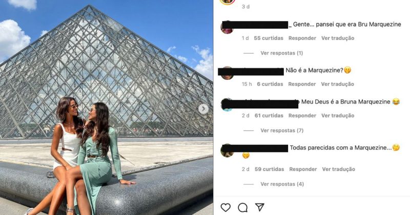 Internautas invadiram perfil da morena para fazer alus&atilde;o com ex-namorada do jogador – Foto: Reprodu&ccedil;&atilde;o