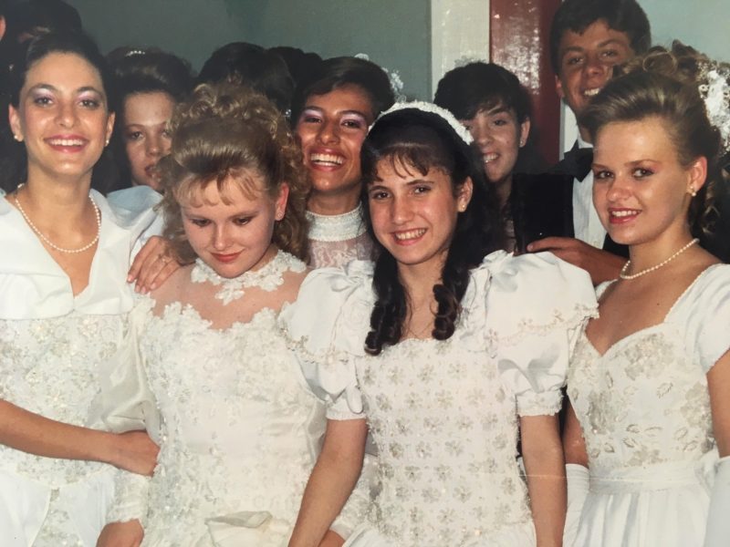 Da esq. para dir.: Babi Silveira, Sabrina Gerlach Koerich, Stefanelli Ribeiro, Cynthia Valente e Giorgia Koerich – Foto: Divulga&ccedil;&atilde;o/ND