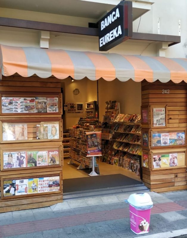 Banca no Centro de Itaja&iacute; &eacute; comandada por Patrick desde os anos 1980 – Foto: Arquivo Pessoal/Divulga&ccedil;&atilde;o/ND