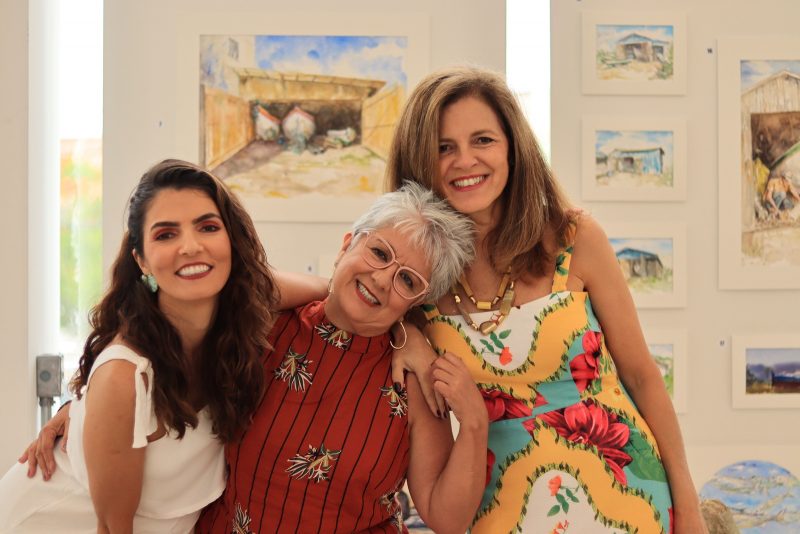 Da esq. para dir.: B&aacute;rbara Godeny, Dulce Penna e Roberta Viotti – Foto: Divulga&ccedil;&atilde;o/ND