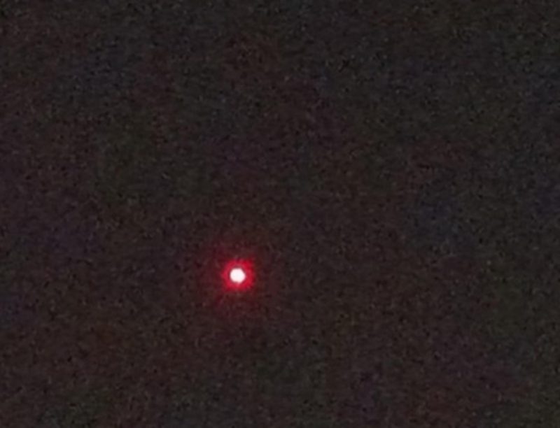 O avistamento de luzes foi relatado antes do GPUSC ser informado dos c&iacute;rculos nas planta&ccedil;&otilde;es – Foto: GPUSC/Divulga&ccedil;&atilde;o/ND