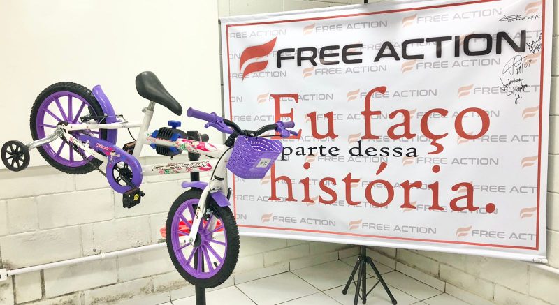 Primeira bicicleta produzida ap&oacute;s o inc&ecirc;ndio – Foto: Divulga&ccedil;&atilde;o/Epex