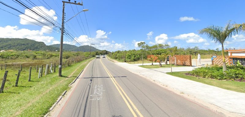 Crime aconteceu na avenida Campeche, em Florian&oacute;polis – Foto: Google Street View/Reprodu&ccedil;&atilde;o/ND