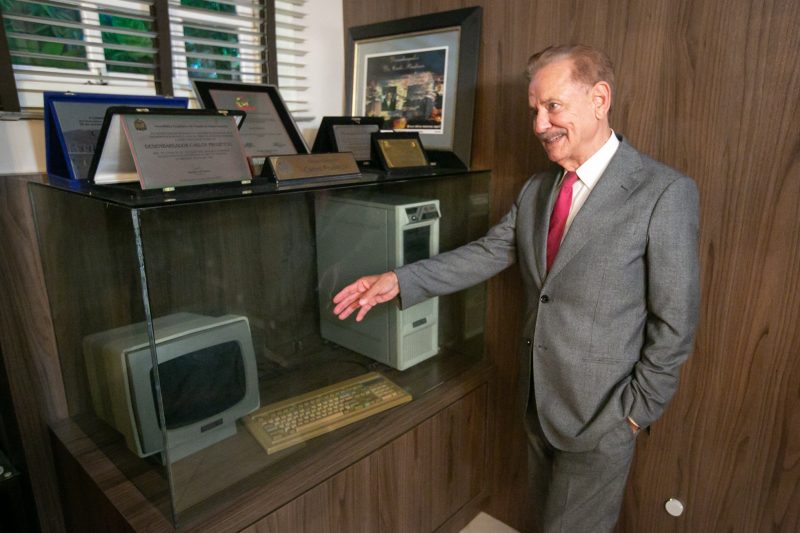 Desembargador aposentado Carlos Prud&ecirc;ncio fez experimento com voto eletr&ocirc;nico e &eacute; chamado de “pai da urna eletr&ocirc;nica” – Foto: Rodolfo Esp&iacute;niola / Ag&ecirc;nciaAL/ND